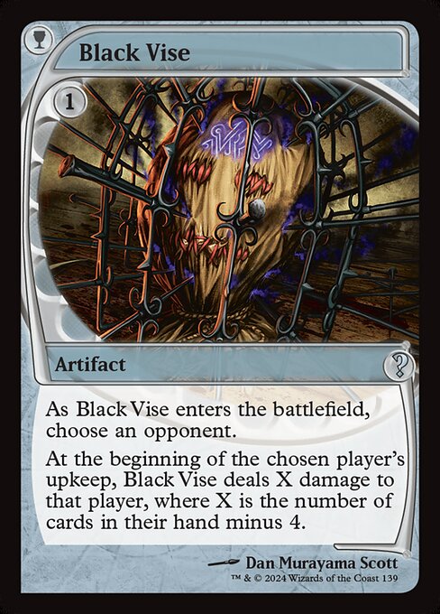Black Vise highlighted card art