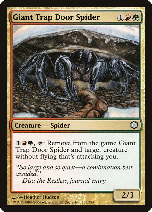Giant Trap Door Spider from Coldsnap Theme Decks