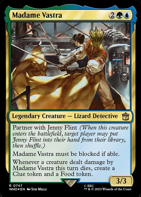 Madame Vastra highlighted card art