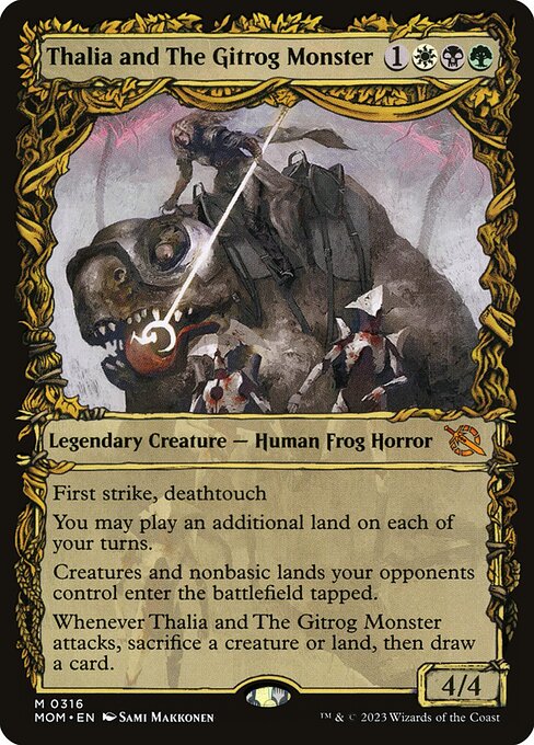 Thalia and The Gitrog Monster from March of the Machine