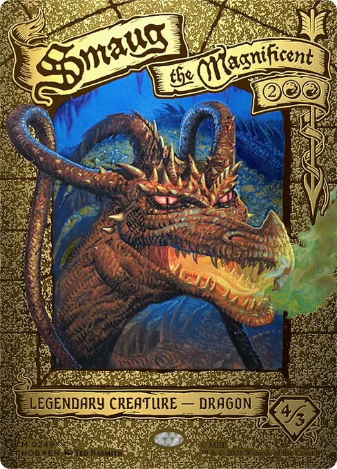 Smaug the Magnificent from The Hobbit