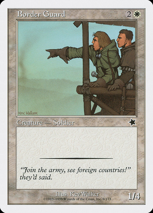 Border Guard highlighted card art