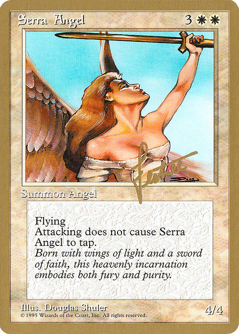 Serra Angel from Pro Tour Collector Set