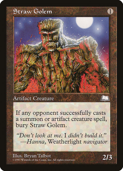 Straw Golem highlighted card art
