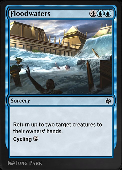 Floodwaters highlighted card art