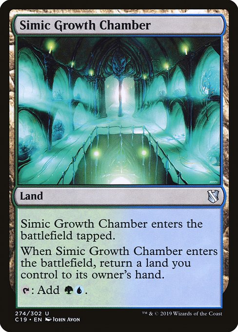 Simic Growth Chamber from Commander 2019