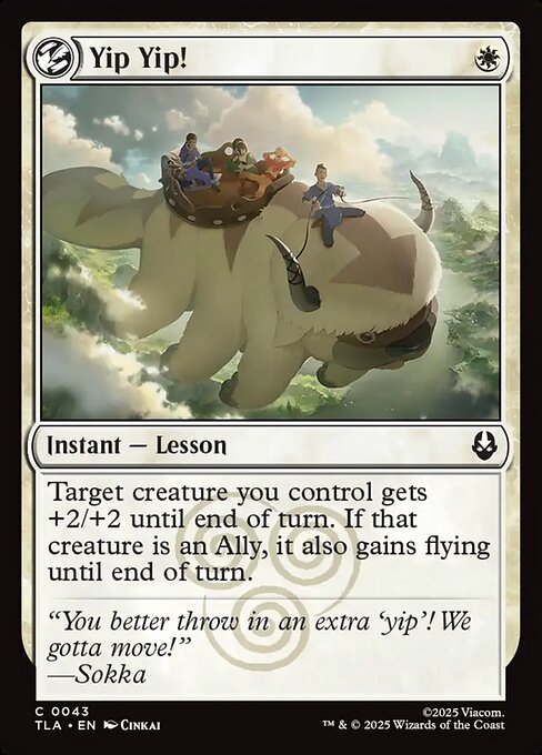 Yip Yip! from Avatar: The Last Airbender