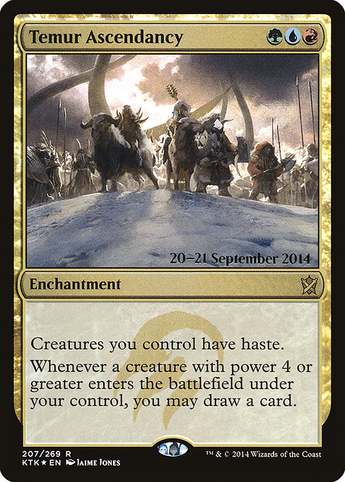 Temur Ascendancy from Khans of Tarkir Promos