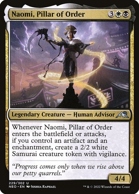 Naomi, Pillar of Order highlighted card art