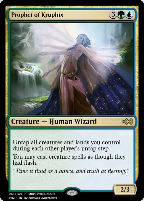 Prophet of Kruphix highlighted card art