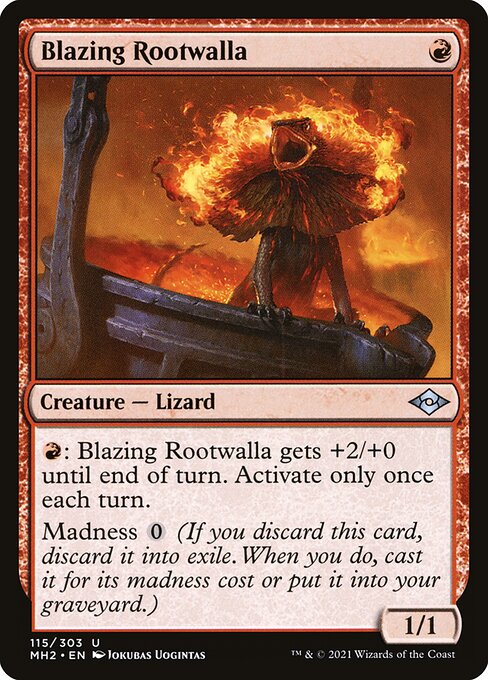 Blazing Rootwalla from Modern Horizons 2