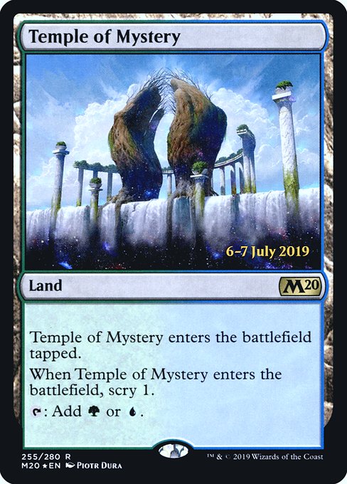 Temple of Mystery from Core Set 2020 Promos