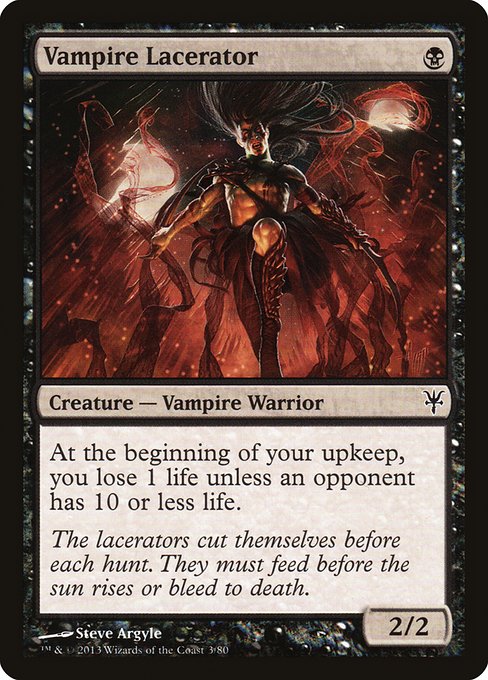Vampire Lacerator from Duel Decks: Sorin vs. Tibalt