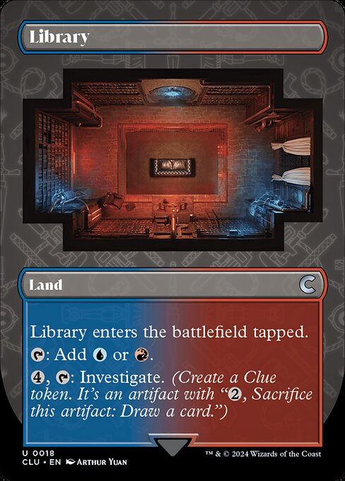 Library highlighted card art