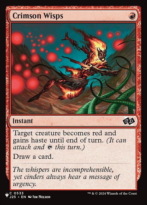 Crimson Wisps from The List