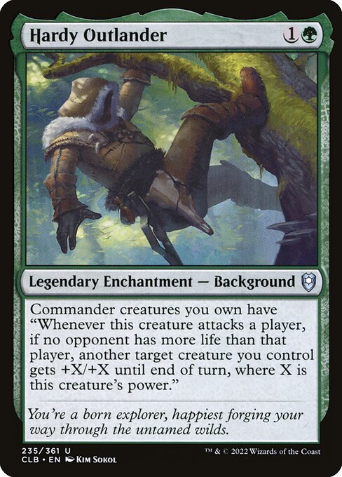 Hardy Outlander highlighted card art