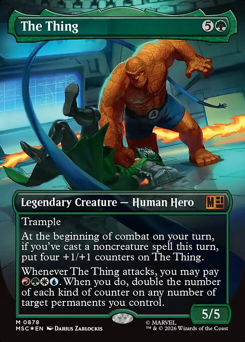 The Thing from Marvel Super Heroes Commander