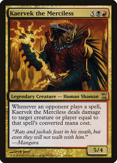 Kaervek the Merciless from Time Spiral