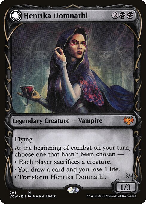 Henrika Domnathi // Henrika, Infernal Seer from Innistrad: Crimson Vow