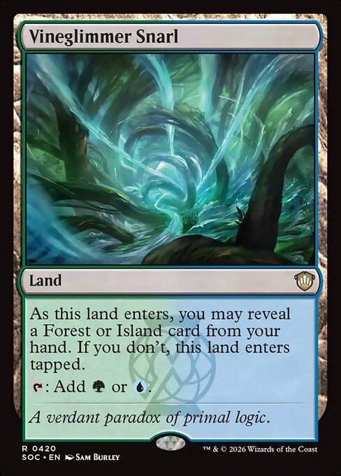 Vineglimmer Snarl highlighted card art