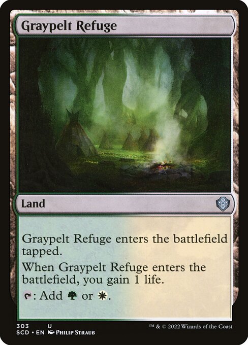 Graypelt Refuge from Starter Commander Decks