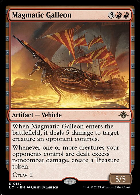 Magmatic Galleon from The Lost Caverns of Ixalan