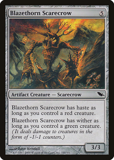 Blazethorn Scarecrow highlighted card art