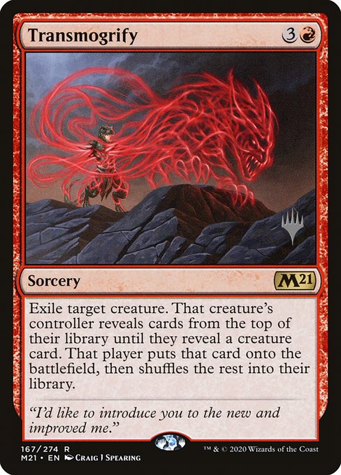 Transmogrify from Core Set 2021 Promos
