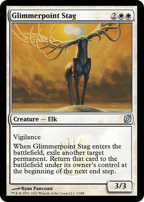 Glimmerpoint Stag from Duel Decks: Mirrodin Pure vs. New Phyrexia