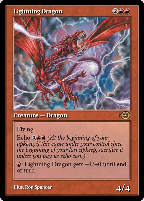 Lightning Dragon from Magic Online Promos