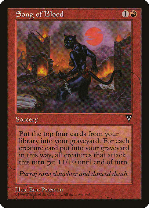 Song of Blood highlighted card art