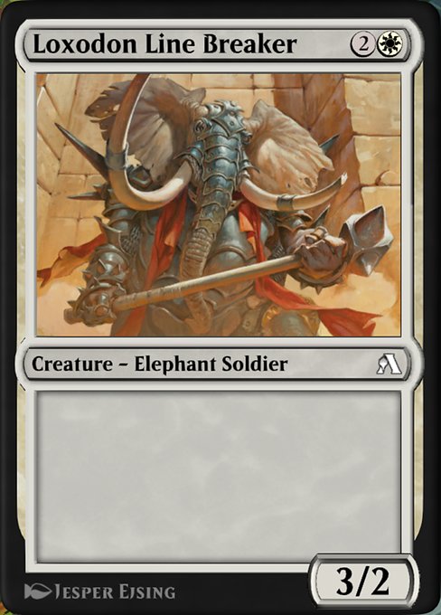 Loxodon Line Breaker from Arena New Player Experience Extras