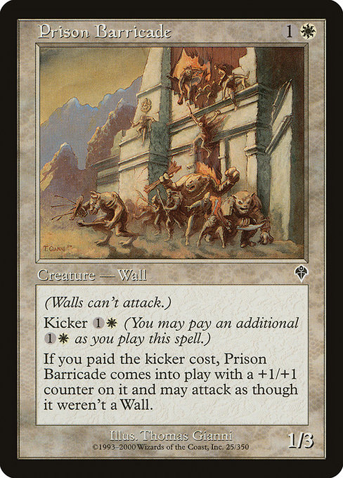 Prison Barricade highlighted card art