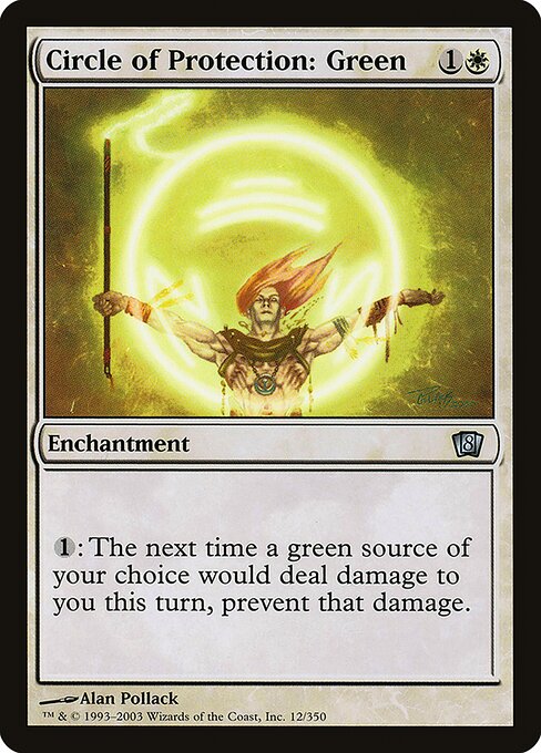 Circle of Protection: Green from Eighth Edition
