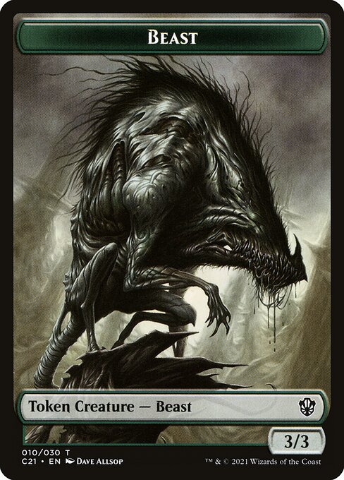 Beast from Commander 2021 Tokens