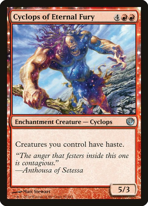 Cyclops of Eternal Fury highlighted card art