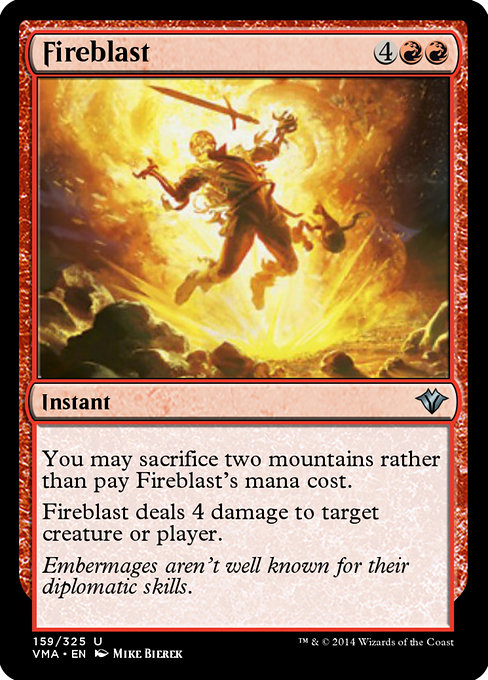 Fireblast from Vintage Masters