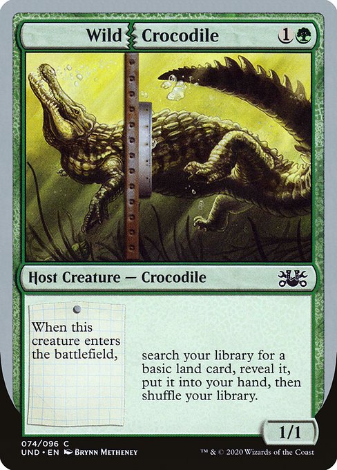 Wild Crocodile highlighted card art
