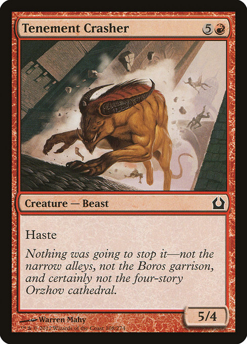 Tenement Crasher highlighted card art