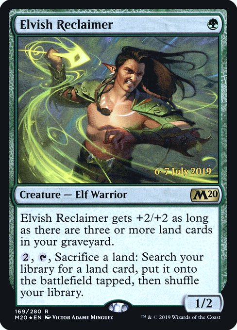 Elvish Reclaimer from Core Set 2020 Promos