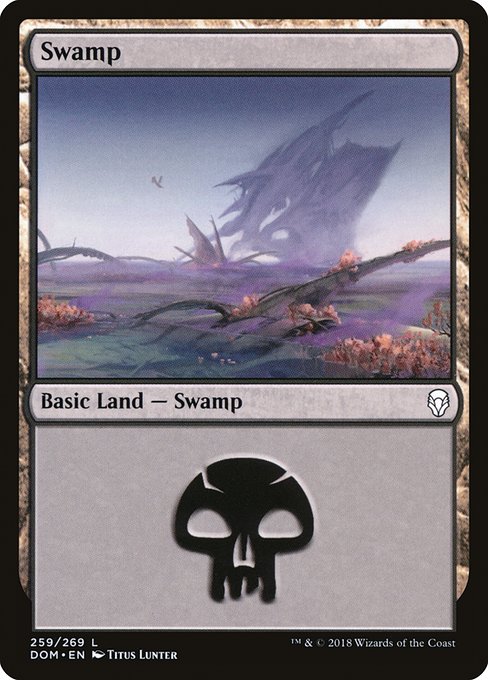 Swamp from Dominaria