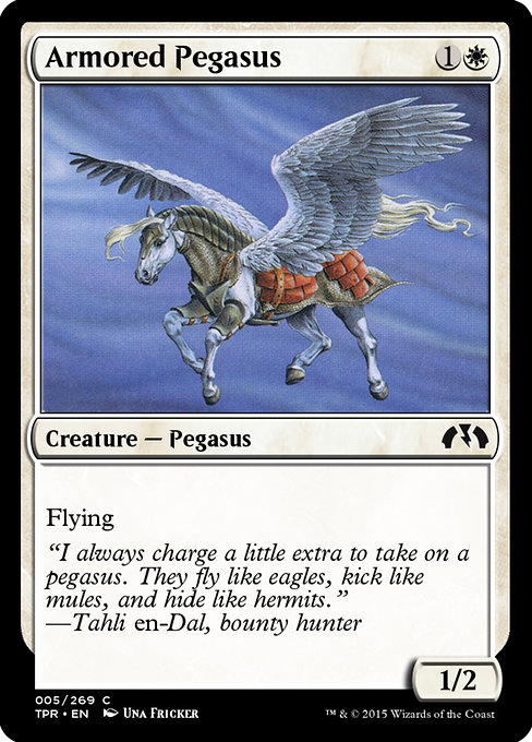 Armored Pegasus highlighted card art