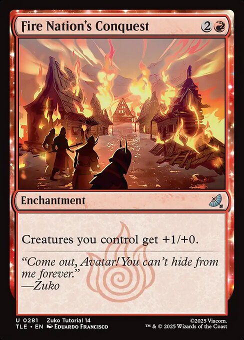 Fire Nation's Conquest highlighted card art