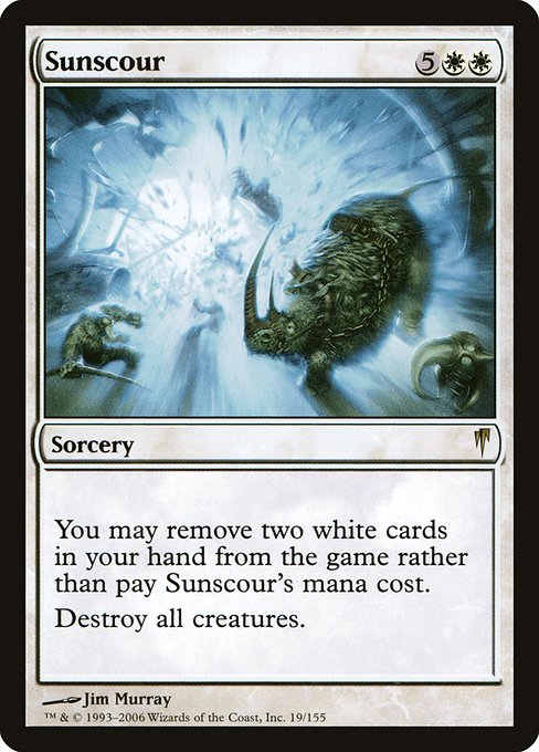 Sunscour highlighted card art
