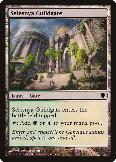 Selesnya Guildgate from Commander 2013