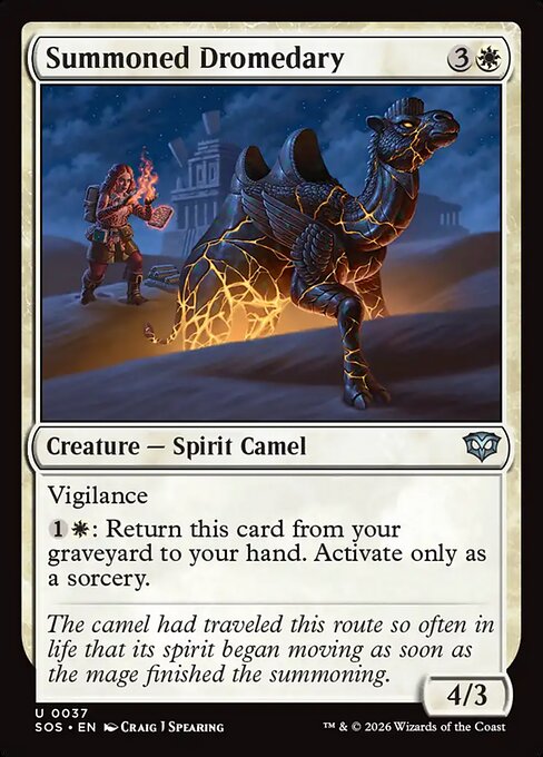 Summoned Dromedary from Secrets of Strixhaven