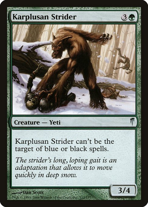 Karplusan Strider from Coldsnap