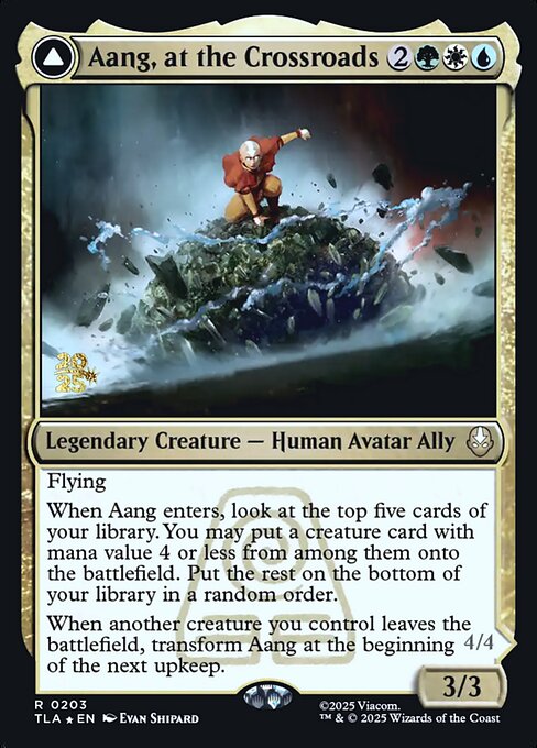 Aang, at the Crossroads // Aang, Destined Savior from Avatar: The Last Airbender Promos