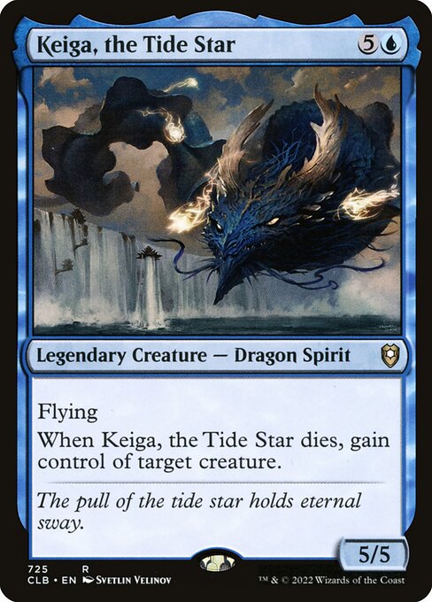 Keiga, the Tide Star from Commander Legends: Battle for Baldur's Gate