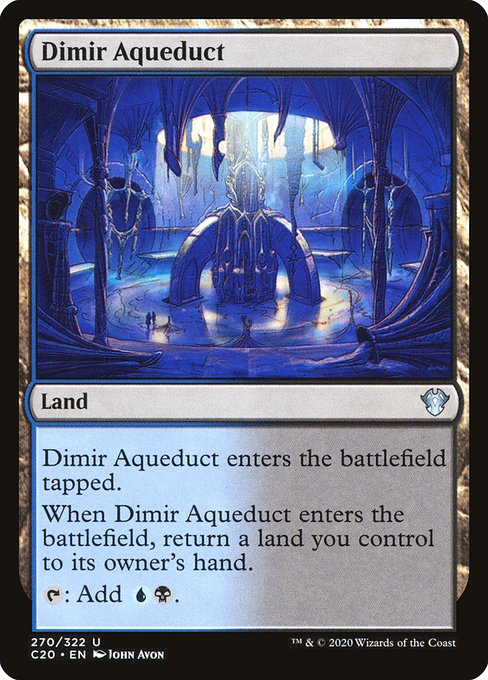 Dimir Aqueduct from Commander 2020